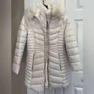 Beautiful Warm faux fur puffer coat